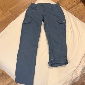 Kuhl Teal Blue Cargo Pants sz 2